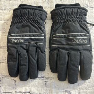 GATES VINTAGE MEN’S SIZE LARGE BLACK GLOVES MADE IN TAIWAN INSULATED